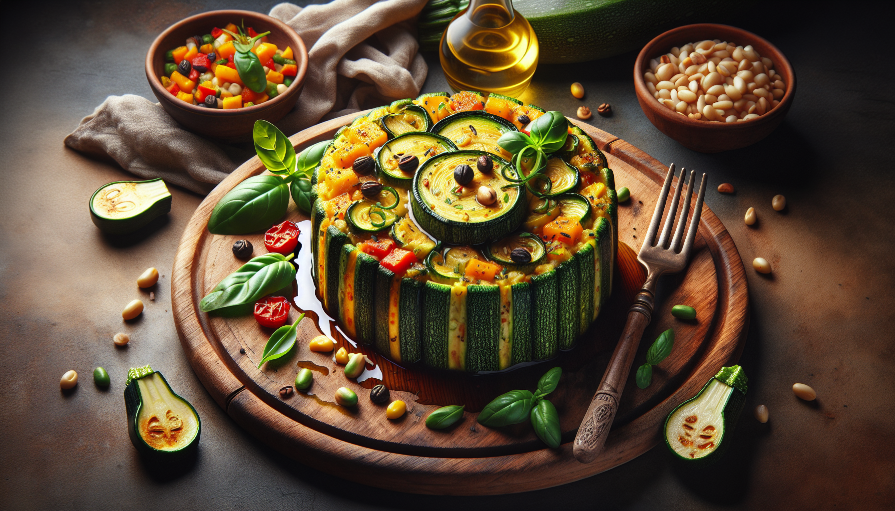 timballo di zucchine